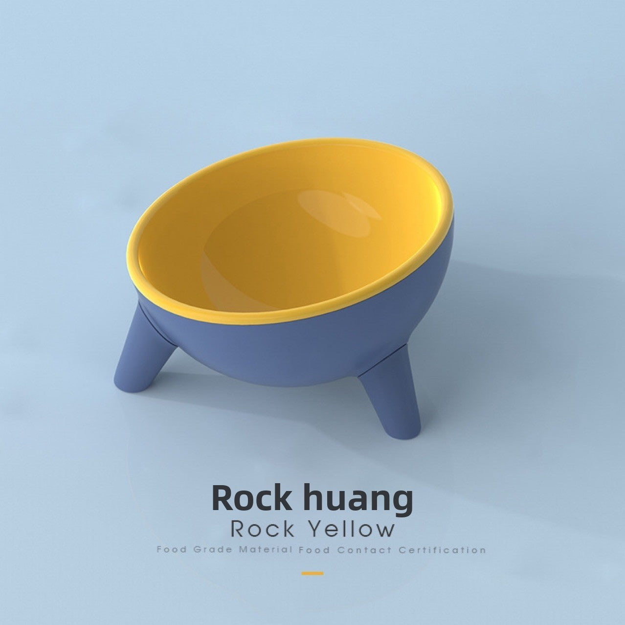 Anti-Tip Pet Feeding Bowl in Food-Grade PET Plastic with Ergonomic Design
