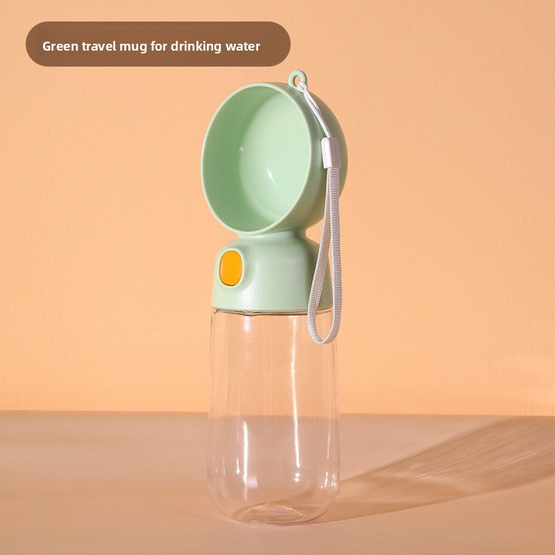 Portable 3-in-1 Pet Water Bottle with Food Container and Waste Box for Dog Walks