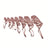 Ventilated beige plastic dog muzzle with adjustable head strap, product image 6