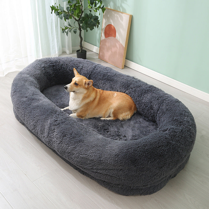 Extra Large Plush Pet Bed and Sofa Mat, Removable Washable