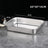Stainless Steel Open Cat Litter Tray with Anti-Tip Design