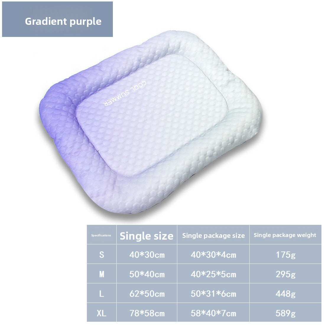 Cooling gel mat for cats and dogs, product gallery photo