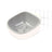 Hanging cage pet bowl with stainless steel insert