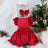 Halloween and Christmas pet dress for dogs and cats, top view
