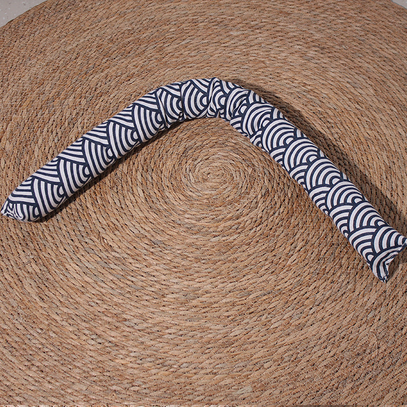 Grey cotton rope cat bed with scratcher and play ball, view 27
