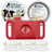 Pet Cat Dog Button Silicone Collar