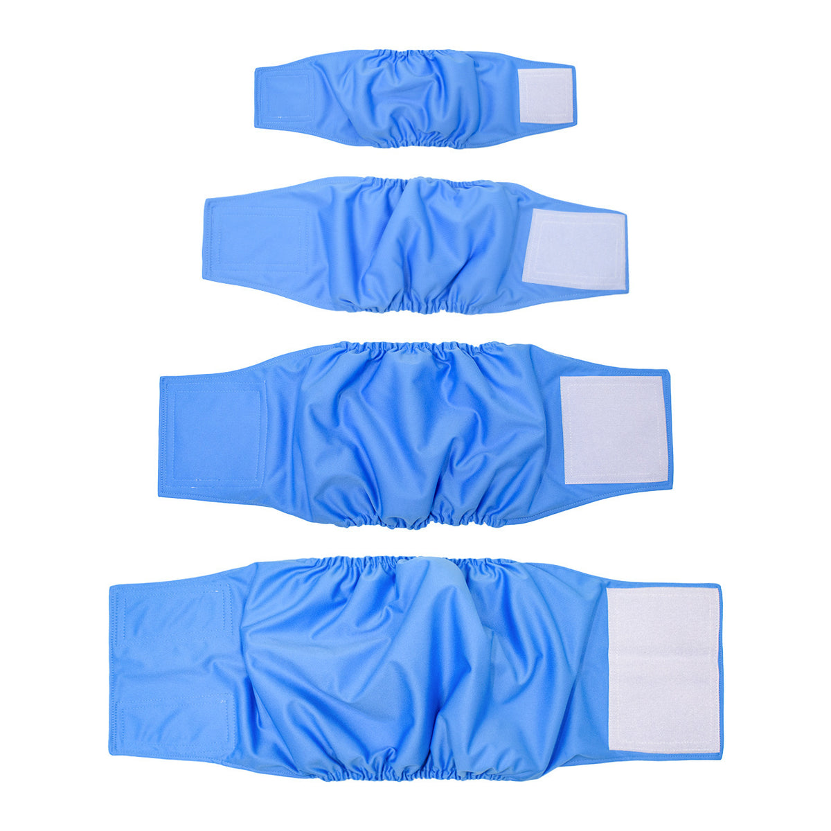 Washable Reusable Male Dog Diaper with Leak-Proof Absorbent Layer, Sizes S to XL