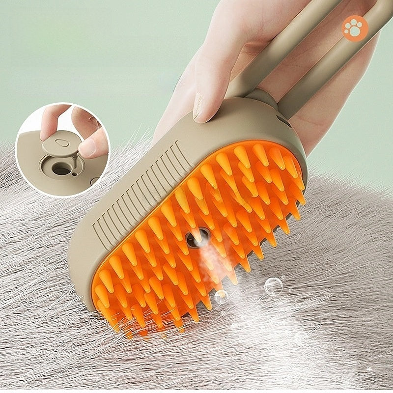 Spray Massage Grooming Brush for Dogs and Cats, Hair Removal