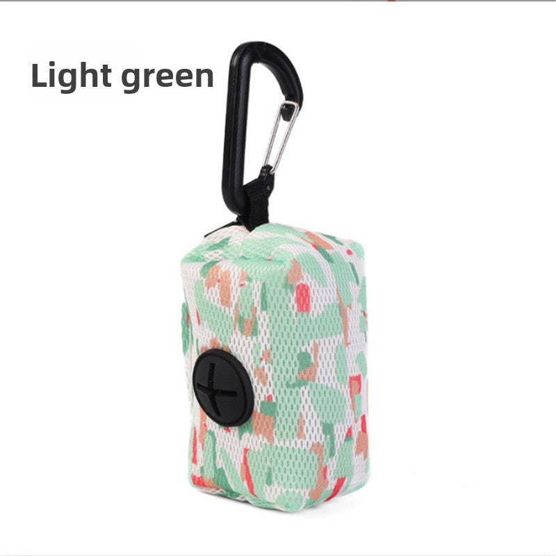 Dog Poo Bag Dispenser, Mesh Leash Attachment for Daily Walks