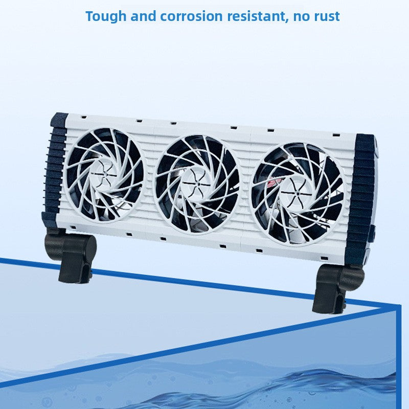 Clip on aquarium cooling fan for fish tanks, UK plug, view 12