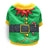 Cotton holiday pet T-shirt for small dogs and cats, close-up detail