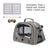 Green breathable bird carrier shoulder bag with mesh windows, view 23