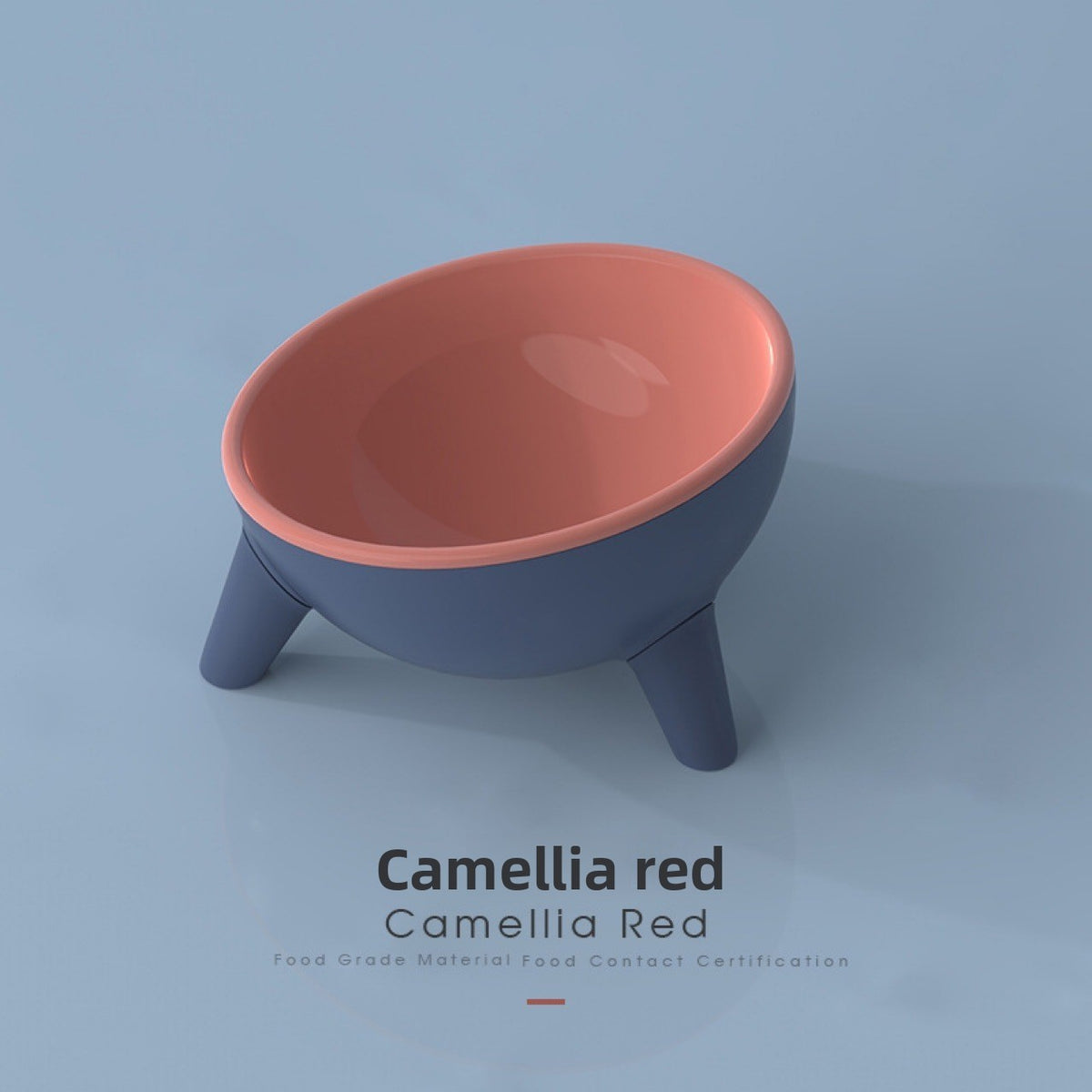 Anti-Tip Pet Feeding Bowl in Food-Grade PET Plastic with Ergonomic Design