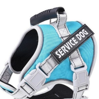 Reflective breathable mesh dog harness, available from Pet Royale UK