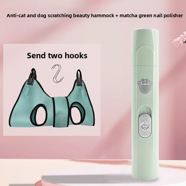 LED Electric Dog Nail Grinder with Multiple Grinding Heads