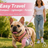 Portable Pet Water Bottle with Foldable Silicone Bowl and 304 Stainless Steel Body
