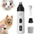 Pet Nail Grinder with LED Light and 3 Grit Sanding Bands, USB