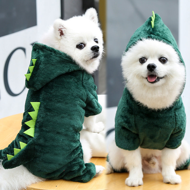 Four leg dinosaur jumpsuit for dogs and cats, available in 11 styles, image 44