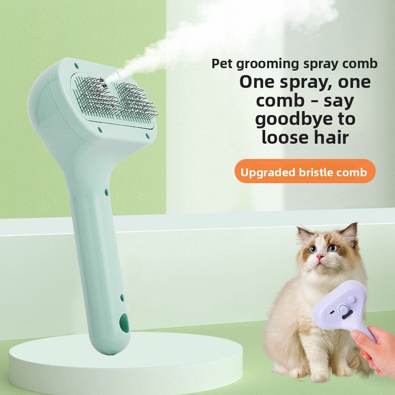 One-Touch Pet Grooming Brush with Hair Collection for Dogs and Cats