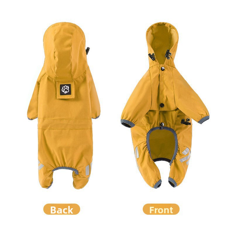 Hooded four leg dog raincoat, available in 19 styles, sizes Small to 2XL, image 25