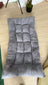 Reversible plush pet bed mat for dogs and cats, extra detail view