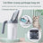 Detachable Cat Litter Shovel with Optional Waste Bag Rolls