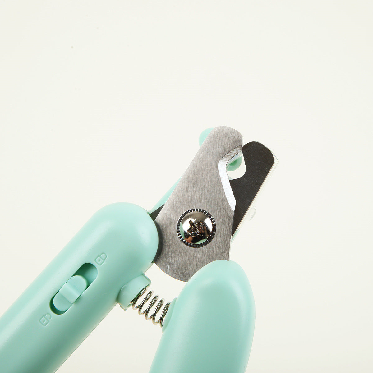 LED Pet Nail Clippers with Safety Guard and Non-Slip Handle