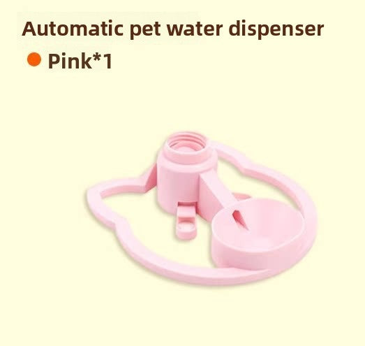 Gravity-Fed Pet Water Dispenser for Standard Water Bottles, No Electricity Needed