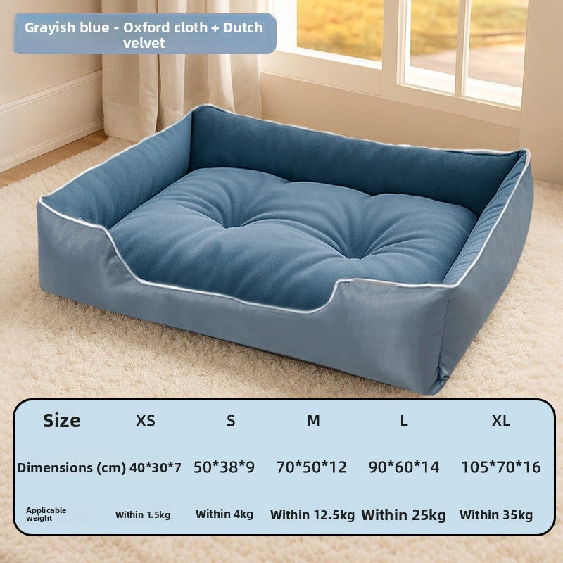 Waterproof Oxford dog crate mat with soft velvet top, photo 17 of 68