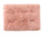 Round and rectangular pet bed in many colours in Shaggy Deep Grey, alternative angle view