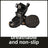 Breathable mesh dog shoes with double straps, available in 9 colours, image 36