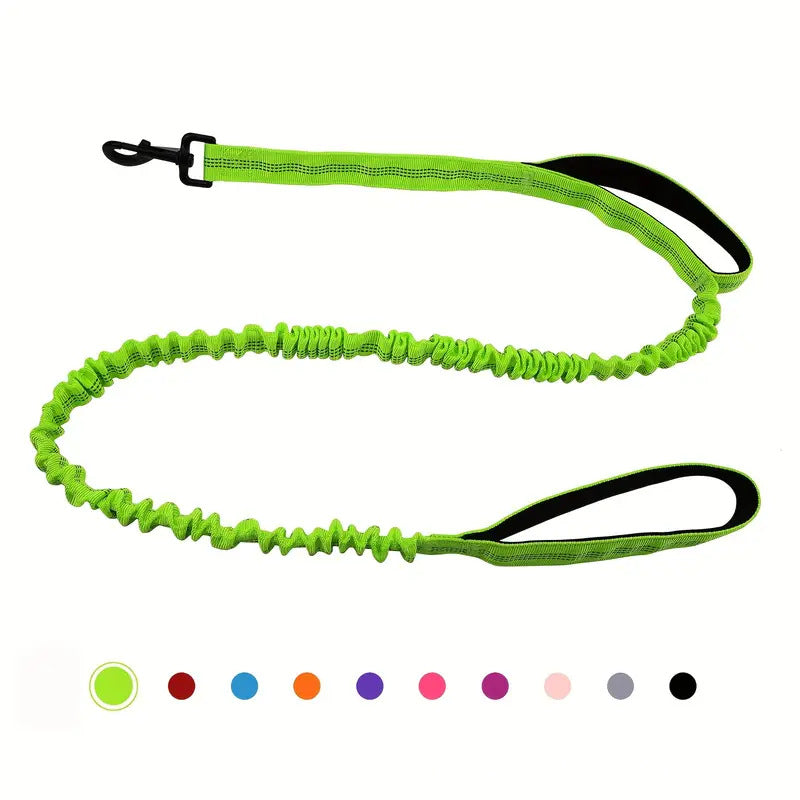 Multi-use bungee dog lead, close-up detail view from Pet Royale UK