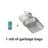 Detachable Cat Litter Scoop with Integrated Waste Container