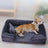 Plaid pet bed mat with pillow, shown in 12 colours and styles
