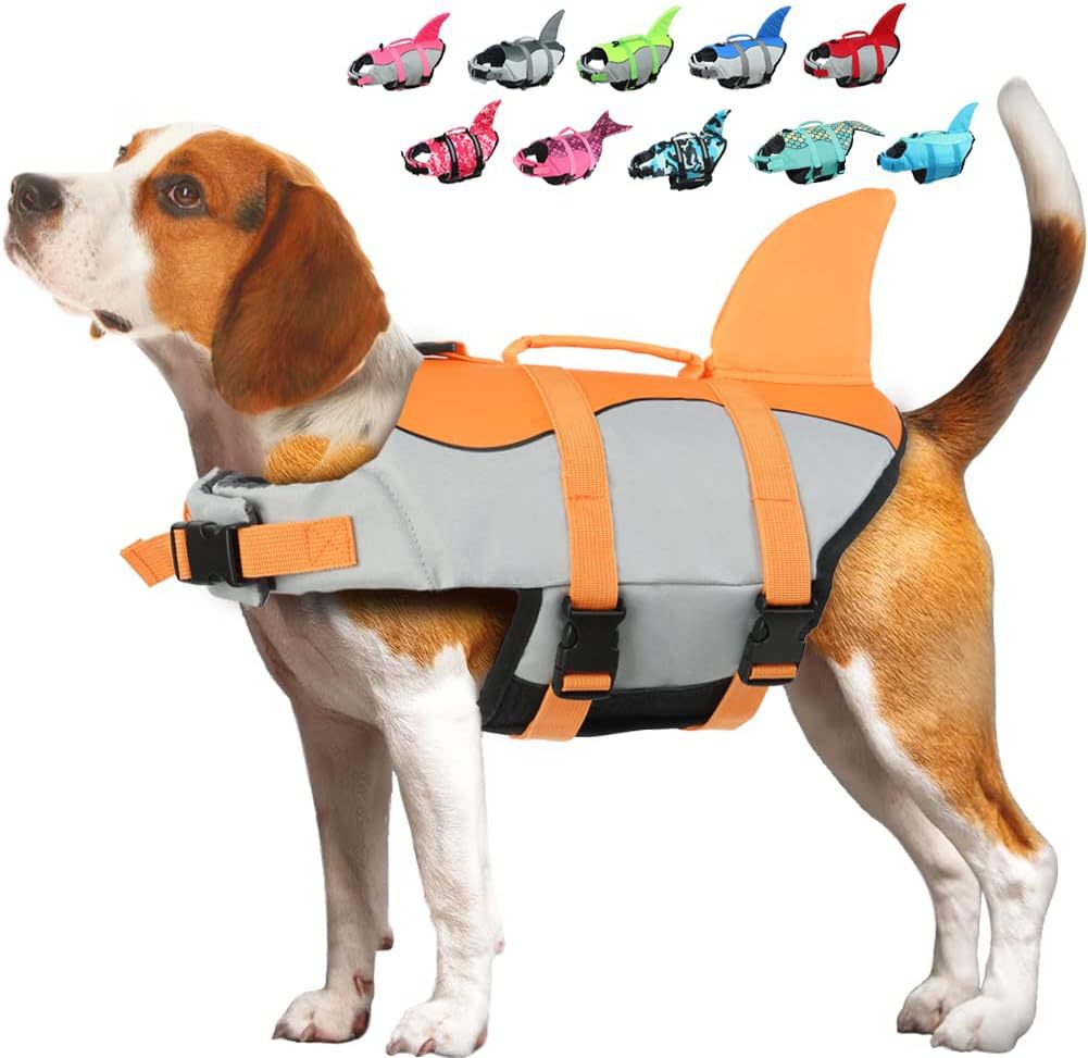 Shark fin dog life jacket, available in 9 colours, image 41