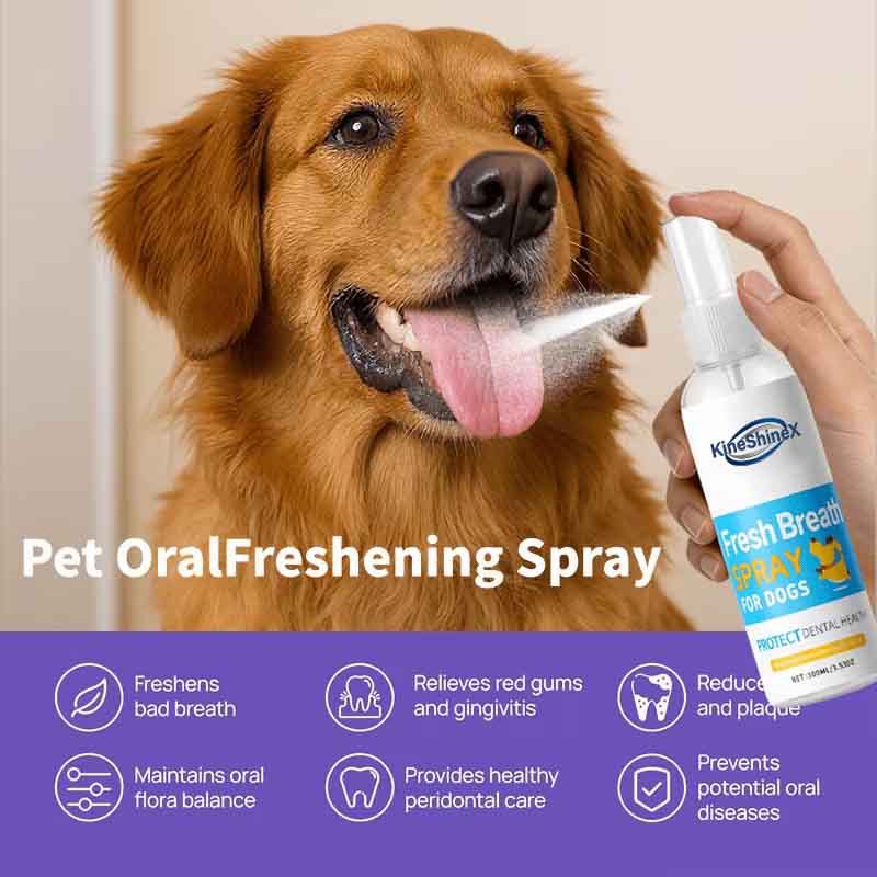 Pet Teeth Cleaning Oral Spray for Bad Breath and Tartar