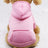 Soft hooded pet sweatshirt with pocket in Coffee Jumper, side view
