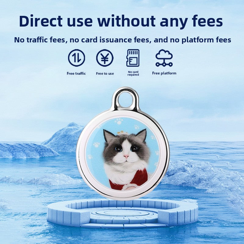 Lightweight Bluetooth pet tracker tag for dog and cat collars, view 2