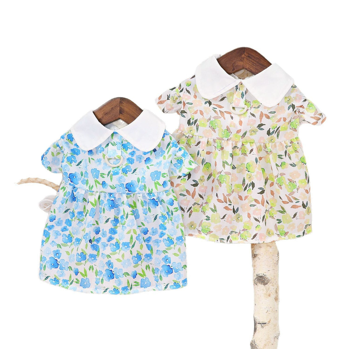 Floral garden print dress for small pets for dogs and cats, image 5