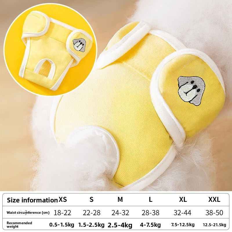 Washable cotton season pants for female dogs, available in 2 colours, image 8