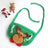 Christmas pet hat and bib for dogs and cats, material detail