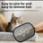 Electrostatic pet hair removal glove for cats, close-up detail view