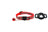 Reflective breakaway cat collar with silicone AirTag holder sleeve and bell, view 19
