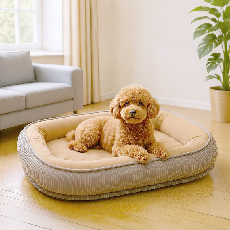Semi-enclosed warm dog and cat bed, detail photo 5