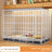 Small dog crate with separate toilet area, second detail photo
