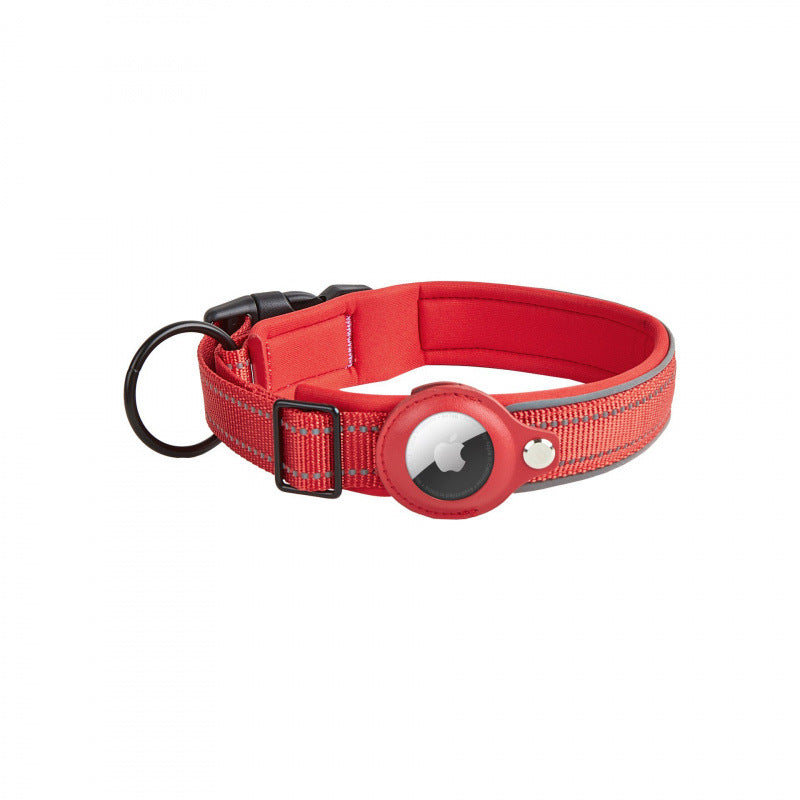 Nylon dog collar with built-in AirTag holder, tag not included, product image 36