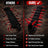 Red and gold centipede cat costumes laid out flat