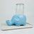 Ceramic Elephant Cat Water Dispenser with Glass Bottle and No-Wet Chin Design