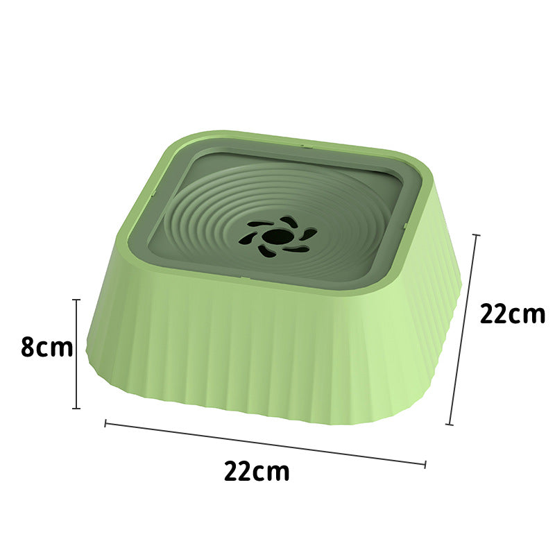Floating Pet Water Bowl with Anti-Tip Base for Cats and Dogs, Detachable and Easy to Clean