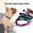 Leather look dog collars in seven colours and five sizes